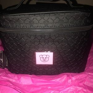 Jeffree X Shane Black Imprint Travel Bag